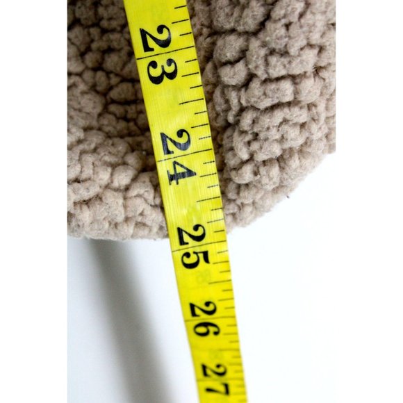 Weekend Edition Sherpa Pants Womens Beige Sleepy Embroidered Drawstring Medium M - Picture 10 of 11